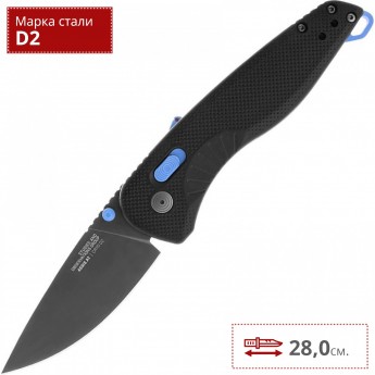 Нож SOG AEGIS MK3 Black+Cyan SG_11-41-07-57 Нож SOG AEGIS MK3 Black+Cyan SG_11-41-07-57